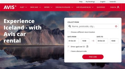 Avis Iceland Car Rental